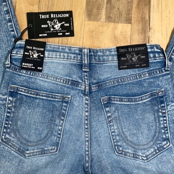 True religion jeans MARGOT  ( cropped mini boot) size 26 NWT - Picture 8 of 9